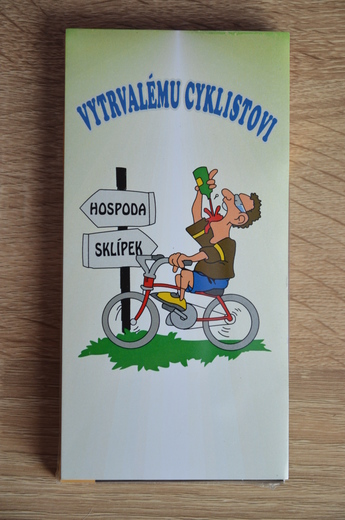 Č013 Čokoláda - vytrvalý cyklista.JPG