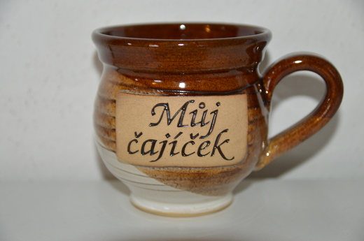 Hrnek malý baculatý - můj čajíček.JPG