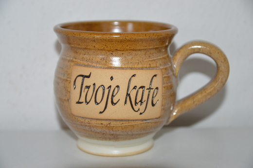 Hrnek malý baculatý - Tvoje kafe.JPG