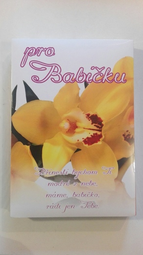 16 Bonboniéra s textem