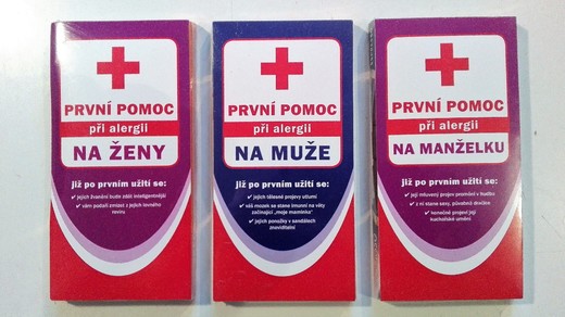 58, 59, 60  (zleva) Čokoláda s popisem