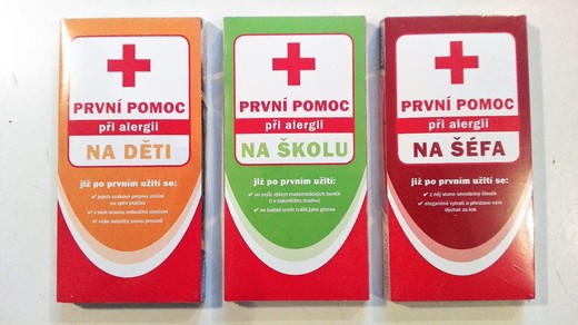 61, 62, 63  (zleva) Čokoláda s popisem