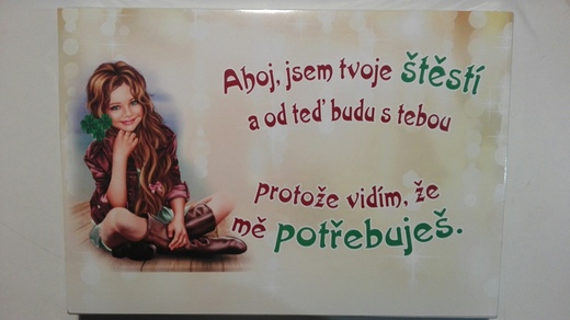 22 Bonboniéra s textem
