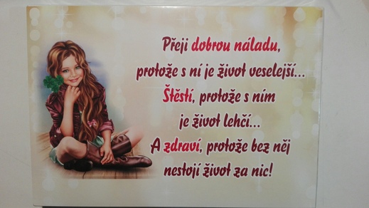 31 Bonboniéra s textem