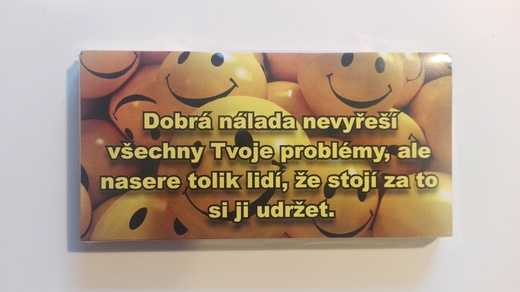 94 Čokoláda s popisem