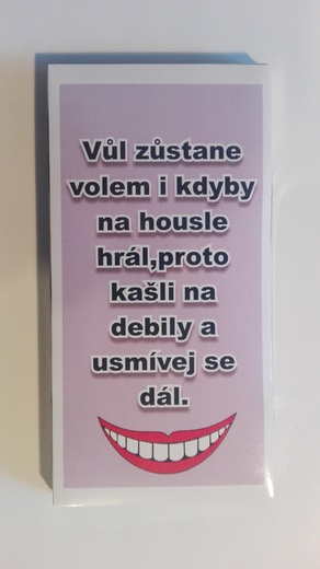 91 Čokoláda s popisem