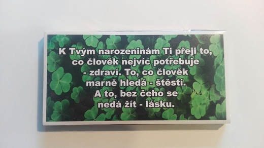 113 Čokoláda s popisem