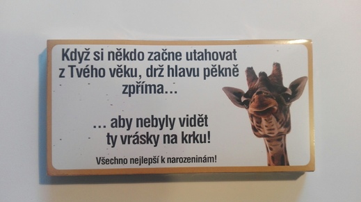119 Čokoláda s popisem
